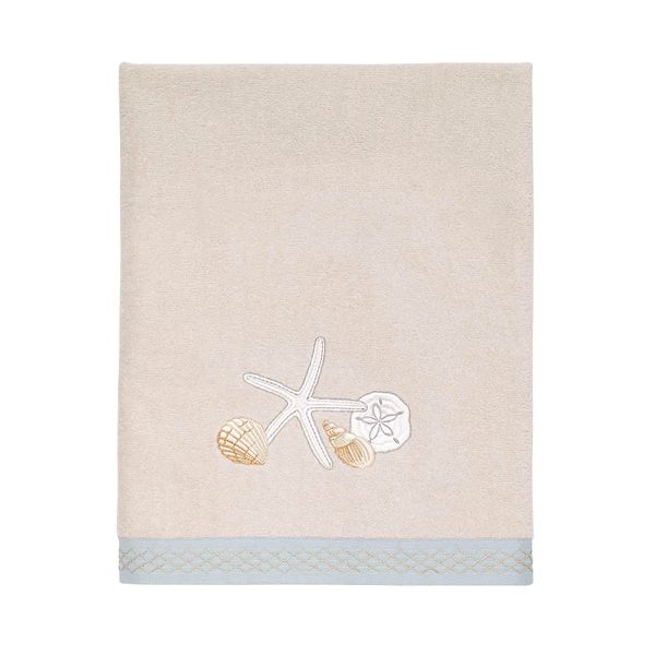 Avanti Linens - Bath Towel, Soft & Absorbent Cotton Towel, Beach Inspired Bathroom Accessories (Seaglass Collection) 50.00" x 27.00"