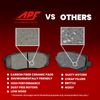 Front Ceramic Carbon Fiber Brake Pads for 2003-2011 Honda Element