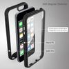 SLMY Armor Shockproof Case with Screen Protector for iPod Touch 5/6/7 (Black/Black)