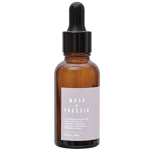 More Room MRM-12-1 Aroma Oil with Ticks, Capacity 0.9 fl oz (28 ml), Musk & Freesia Scent, Pink