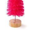 NEW!~Primitive~10" Hot Pink Bottle Brush Bristle Tree~Easter/Christmas/Spring