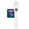 ABUS FG300 Lockable Window Handle - Window Knob with Pressure Cylinder, Different Locking - ABUS Security Level 5 - 48518 - White
