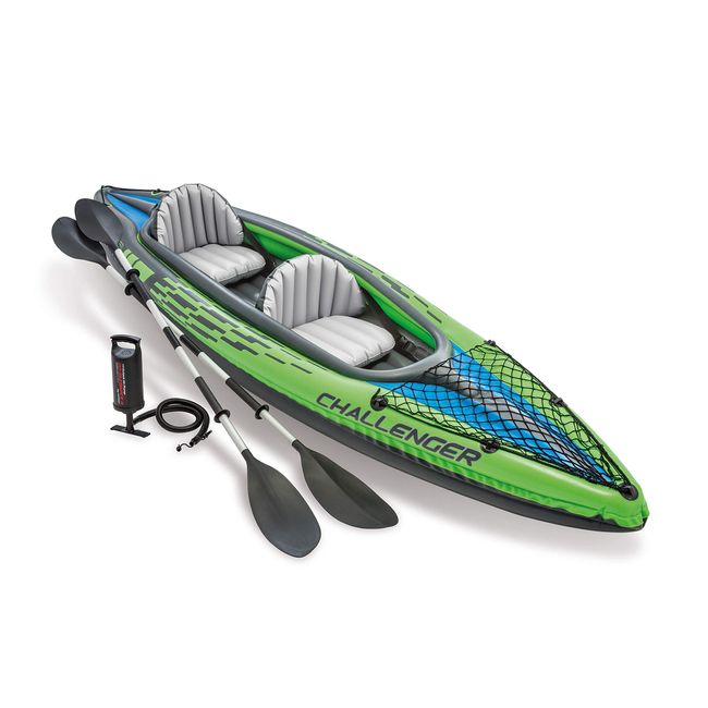 Intex Challenger Kayak Inflatable Set with Aluminum Oars