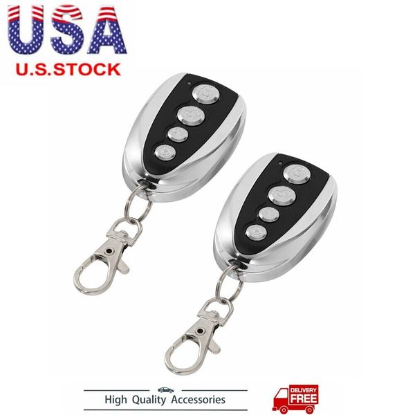 2pcs Car Remote Control Backup Key Sliding Gate Opener Automatic Operator US