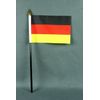 Buddel Bini Small Table Flag Germany 15 x 10 cm with 30 cm PVC Pole without Stand Base