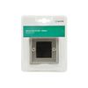 Brush Wallplate Single | Steel