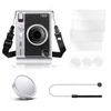 Rieibi Accessories for Fujifilm Instax Mini Evo Camera, Gift Bundle Includes Case & Lens Cap with Anti-Loss String & Screen Protector