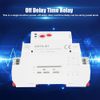 VIFERR Delay Off Time Relay GRT8-B1 AC/DC 12V~240V Mini Power Off Delay Timer Relay DIN Rail Type Delay Timer Switch with LED Indicators