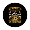 Fighting Chemo Chemotherapy Women PopSockets Swappable PopGrip