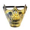 Komonee Gold Half Skull Halloween Mask (HM27)
