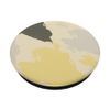 Aesthetic Splash Beige With Yellow Lemon and Gray PopSockets Swappable PopGrip