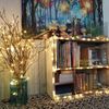 4 Pack 6.6ft 20 LEDs Battery Operated Mini LED Copper Wire String Fairy Lights