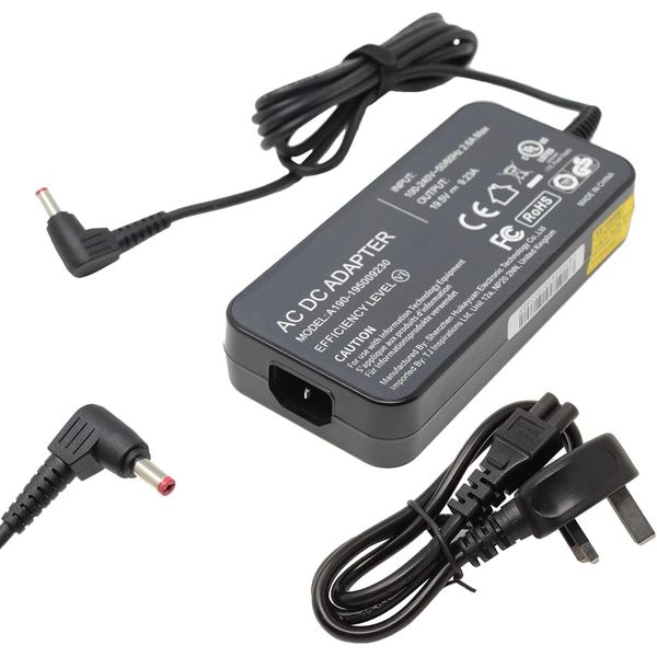 TJ Inspirations 19.5V 9.23A 180W AC Power Adapter Charger compatible for Acer Nitro 5 AN515-54-547D AN515-54-70KK AN517-51-784H Gaming Laptop