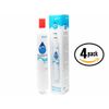 4-Pack Refrigerator Water Filter for Whirlpool 4396701, ET1FHTXMQ04