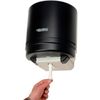 Plastic Center Pull Paper Towel Dispenser 9" Roll Smoke Gray/Beige