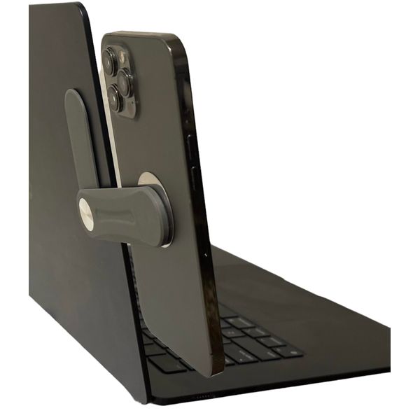 Magnetic Phone/Laptop Holder, Compatible with iPhone 15 14 13 12 Series, Universal Laptop Accessories for Dual-Screen Interaction, Phone Holder for iPhones.