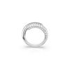 Swarovski, Rhodium plated, Weiß, 50