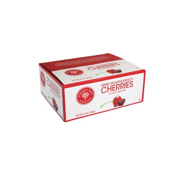 Cherry Bay Orchards - Dried Montmorency Tart Cherries (4 lb. box) - 100% Domestic, All Natural, Kosher Certified, Gluten Free, and GMO Free, No Additives