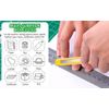 12 Utility Knife Box Cutter Retractable Blade Snap Razor Knife Safety Lock