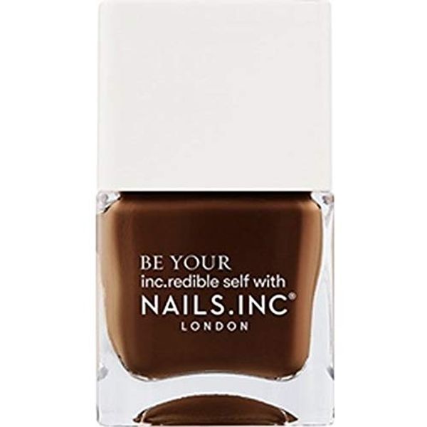 Nails inc - Coco For Real - Longwear Vegan Polish Collection - 100% Hot Chocolate 14ml (12433)