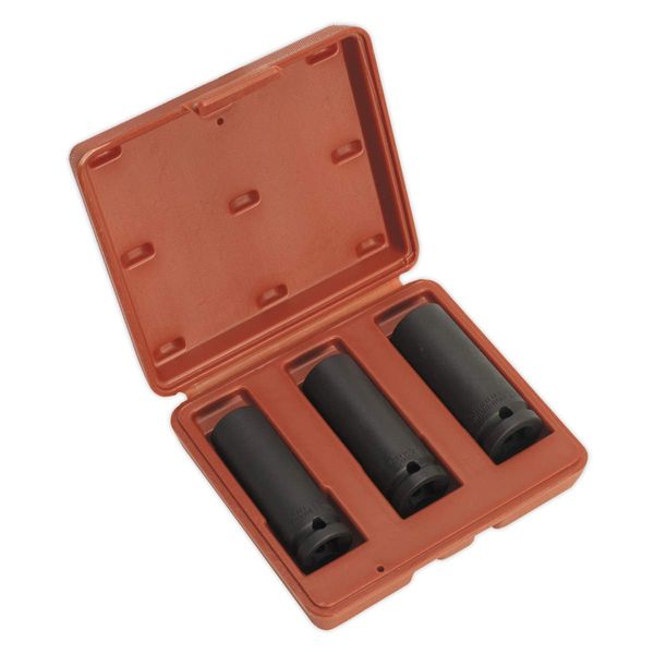 Sealey Sx043 Impact Socket Set 3Pc Deep 1/2Sq Drive