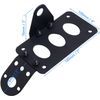 Universal Motorcycle License Plate Bracket Side Mount Light