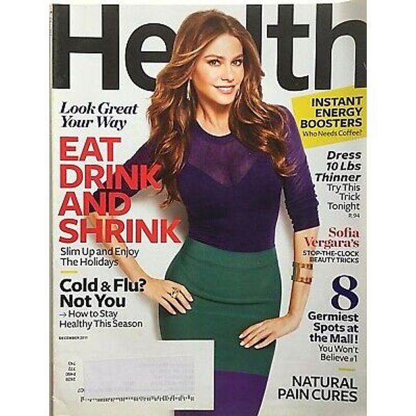 SOFIA VERGARA December 2011 HEALTH Magazine