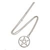 Zac's Alter Ego Rhodium Pentagram Necklace