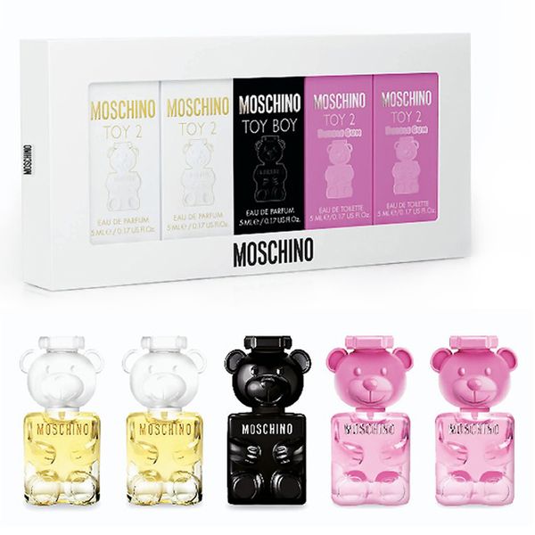 Moschino Miniature Collection Toy 2 EDP 5ml x 2p + Bubblegum EDT 5ml x 2p + Toy Boy EDP 5ml set