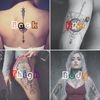 Temporary Art Painting Kit Semi Permanent Tattoo Ink Freehand Gel 103 Pcs Free Stencils, DIY Fake Freckles, Full Kit 3 Bottles