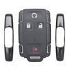 2 For 2014 2015 2016~2021 Chevy Silverado Remote Key Fob Case Shell Cover Black
