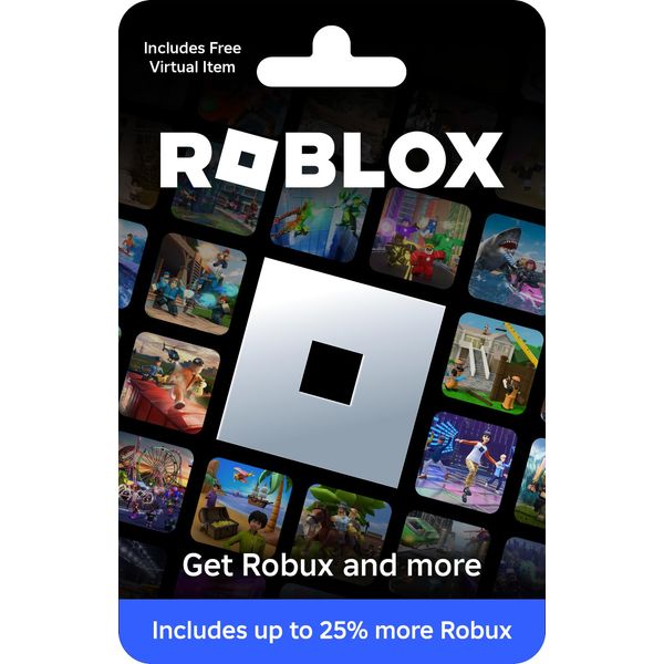 Roblox Physical Gift Card [Includes Free Virtual Item] [Redeem Worldwide]