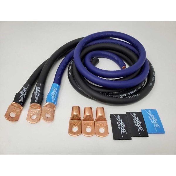Sky High Car Audio CCA 4/0 Big 3 (Blue/Black)