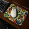 Tropical Birds Parrot Macaw Toucan Pattern Low Profile Thin Mouse Pad Mousepad