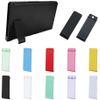 Limentea Colorful Back Kickstand Shell Support Bracket Stand Case Stand Holder for Switch NS NX Console Replacement (Clear Green)