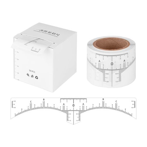 BAMTTOO Eyebrow Stencil Disposable Eyebrow Shaper Kit Transparent Mapping Stickers Eyebrow Stencils for Microblading Brow Measuring Shaper Tools (Universal Eyebrow Shape)
