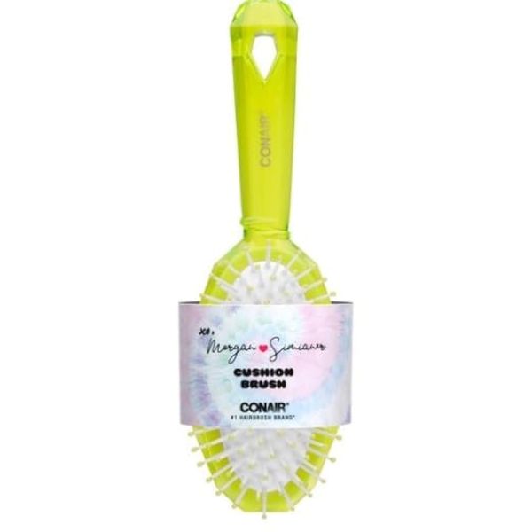 Conair Clear Yellow Cushion Brush