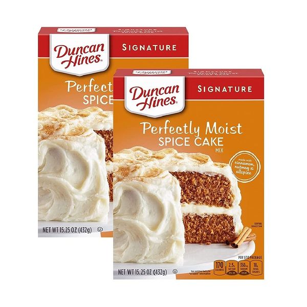 Duncan Hines Signature Spice Cake Mix 15.25 oz (pack of 2)