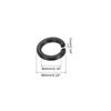 sourcing map Split Lock Washer, M4 304 Stainless Steel Spring Lock Washer 100pcs, Black