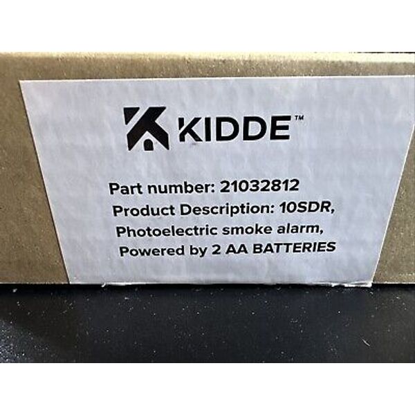 Kidde 10SDR Smoke Detector, 4-Inch Compact, AA Battery Powered NEW