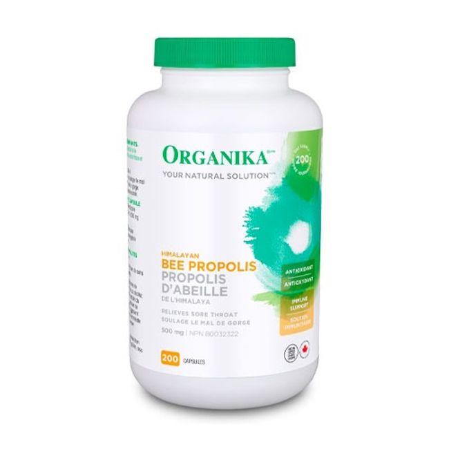 Organica Himalayan Bee Propolis 500ml 200 Vcaps, 1ea