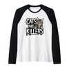 Mausefalle, Mäuse, lustige Katze | Cats are Killers Raglan