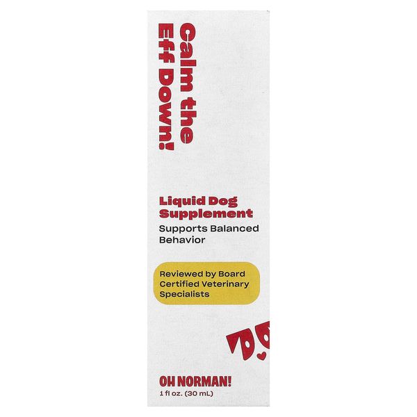 Calm Down, Liquid Dog Supplement, 1 fl oz (30 ml)