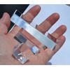Equilateral Prisms, 3 Piece Set - 25, 50 & 100mm Lengths - Acrylic - Eisco Labs