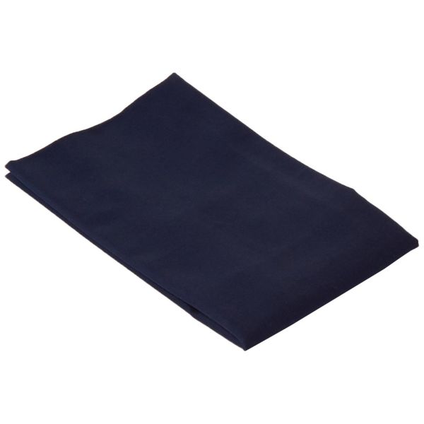 SheetWorld Comfy Travel Pillow Case - 100% Soft Cotton Percale - Navy - Made in USA