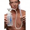 Pump Action Enema Bottle with Nozzle Douche CleanStream Silicone Polyethylene NR