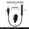 Freell Pin Microphone, USB Direct Plug, Includes Microphone Cover, PC Microphone, Omnidirectional, Flexible Arm, Lightweight, Compact, Small Microphone, External Microphone