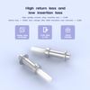 Buacoz Fiber Optic Loopback Cable,LC/UPC Singlemode Duplex -9/125μm Fiber Loopback Testers Connectors Adapter for High-Speed Network Link Testing