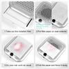 L'UGX Nail Dust Collector Filter Paper - 30 Sheets Efficient Filtering