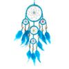 Shell dreamcatcher Turquoise blue silver web dream catcher